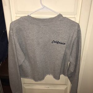 brandy melville california cropped hoodie
